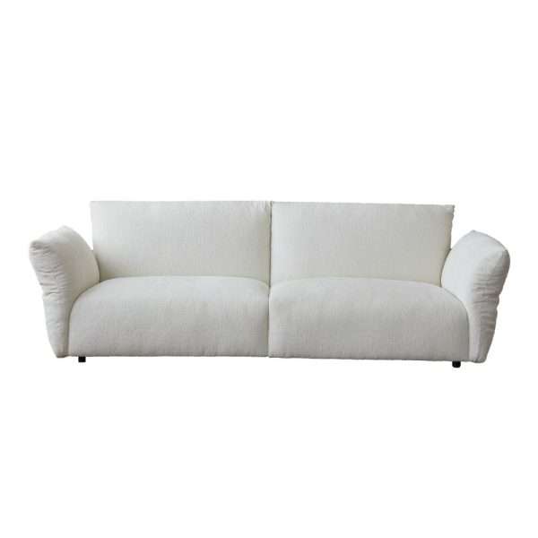 Contemporary white sofa