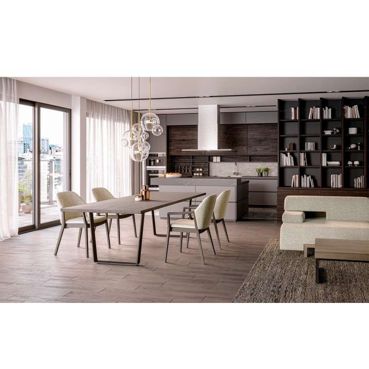 SLED Dining Solid Wood Table (S) - Image 4